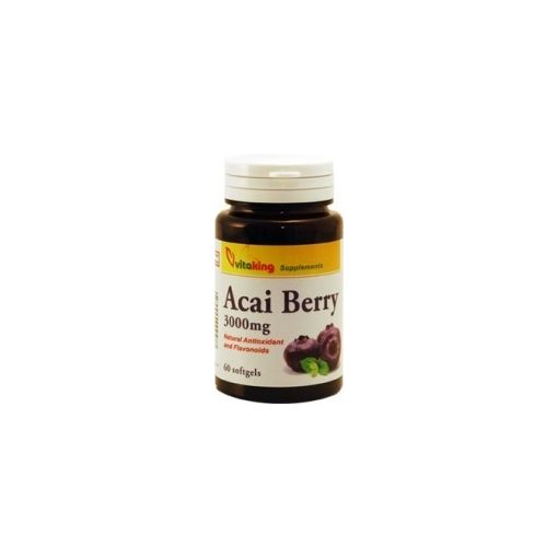Acai Berry 3000mg (60) lágykapszula Vitaking