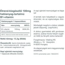 Vitaking B1 vitamin 100mg (60) kapszula