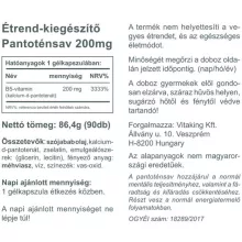 Vitaking B5 Pantoténsav 200mg (90) lágykapszula