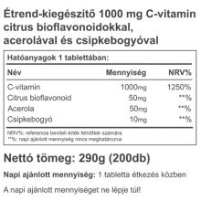 Vitaking C-1000 Bioflavonoid Acerola 200 tabletta