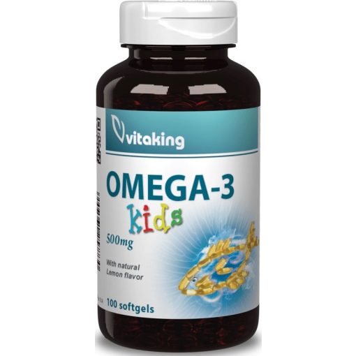 Vitaking Omega-3 Kids 500mg (100) lágykapszula