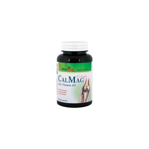 Vitaking CalMag Citrate + D-400 vitamin (90) lágykapszula