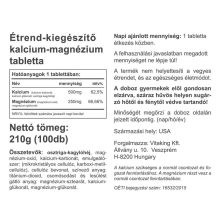 Vitaking Calcium+Magnesium 500mg/250mg (100) tabletta