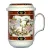  Porcelán teásbögre 330ml BIG TEA 4 féle mintával, peremes tetővel + fém szűrővel