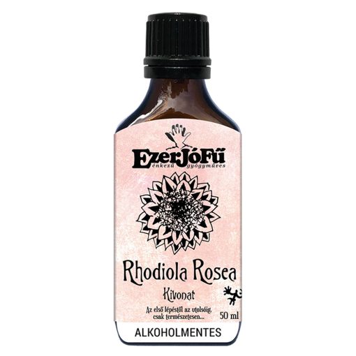 EzerJóFű Rhodiola Rosea kivonat 50ml alkoholmentes, növényi glicerinnel