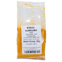 Paleolit Kurkuma őrölt 50g Turmeric powder orange