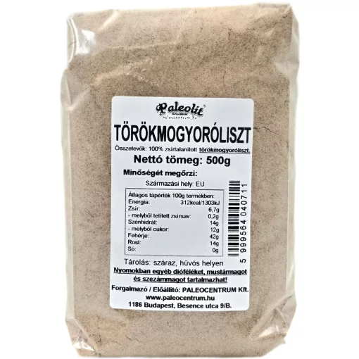 Paleolit Törökmogyoró liszt 500g préselvényből