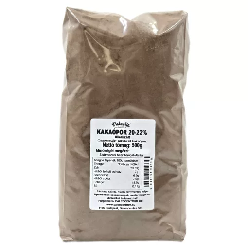 Paleolit Kakaópor 20-22% Alkalizált 500g holland típusú
