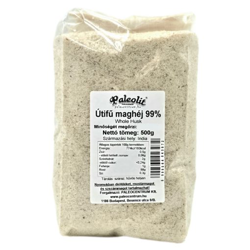 Paleolit Útifű maghéj 99% 500g Whole Husk