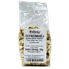 Paleolit Citromhéj 5x5mm szárított 50g Lemon peels