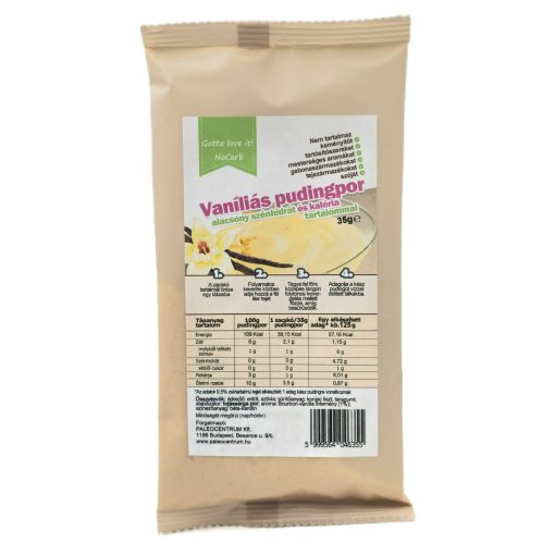 NoCarb Vaníliás pudingpor 35g Gotta love it!