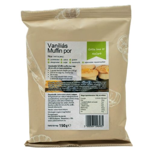 NoCarb Vaníliás muffin por 150g Gotta love it!