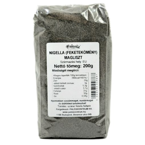 Paleolit Nigella mag liszt 200g (feketekömény) préselvényből