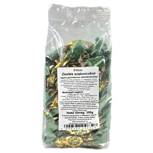 Paleolit Zselés szaloncukor 300g vegyes gyümölcsízű
