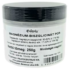   Paleolit Magnézium-biszglicinát por 250g Magnesium Bisglycinate Powder