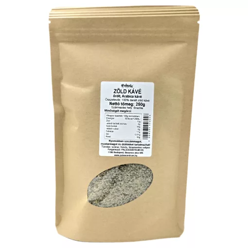 Paleolit Zöld kávé őrölt 250g 100% Arabica Ground Green Coffee