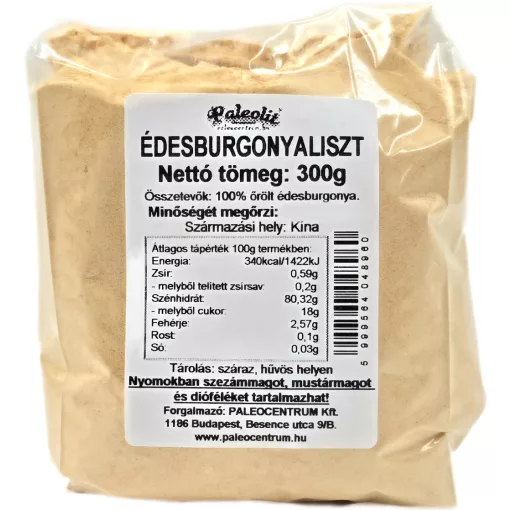 Paleolit Édesburgonya liszt 300g Batáta, Sweet Potato Powder