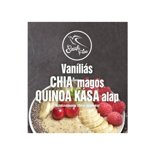 Szafi Free Chia magos quinoa kása alap, vaníliás 300g