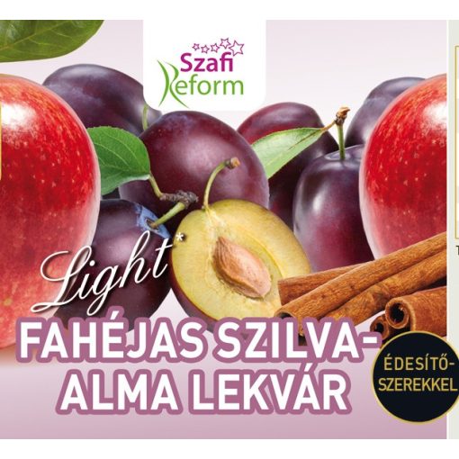 Szafi Reform Fahéjas szilva-alma lekvár 350g