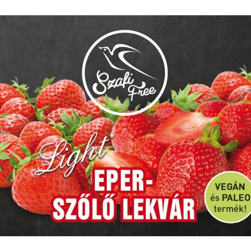Szafi Free Eper-szőlő lekvár 350g