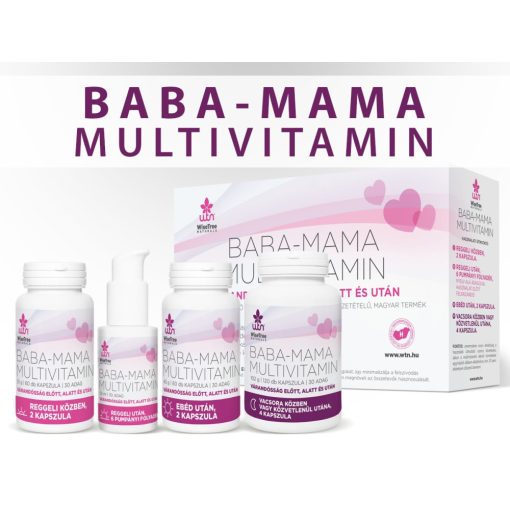 WTN Baba-Mama multivitamin 1 havi adag