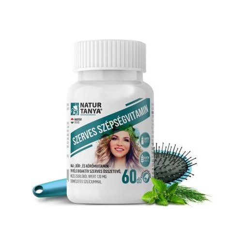 Natur Tanya® Szerves szépségvitamin 60db kapszula haj, bőr köröm vitamin