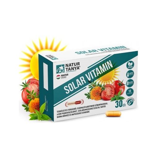 Natur Tanya® Solar vitamin 30db kapszula napozóvitamin