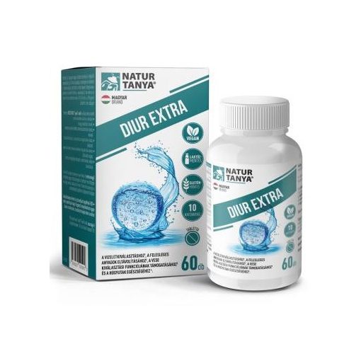 Natur Tanya® Diur Extra 60db tabletta vizeletkiválasztás, vese, húgyutak