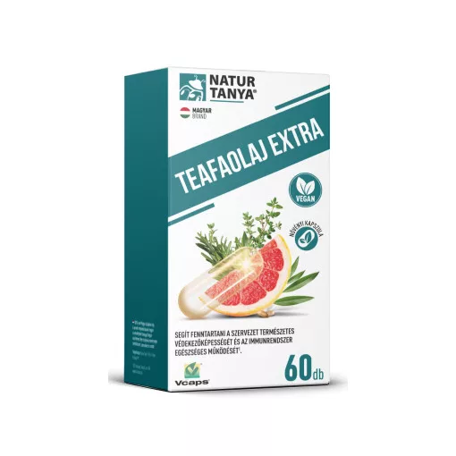 Natur Tanya® Teafaolaj Extra 60db növényi mikrokapszula