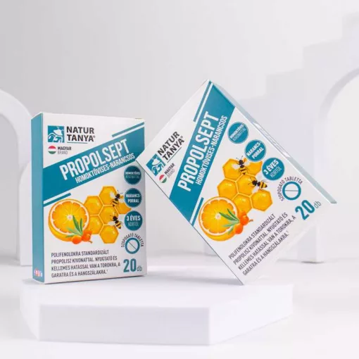 Natur Tanya® PROPOLSEPT homoktövises-narancsos szopogató tabletta 20db