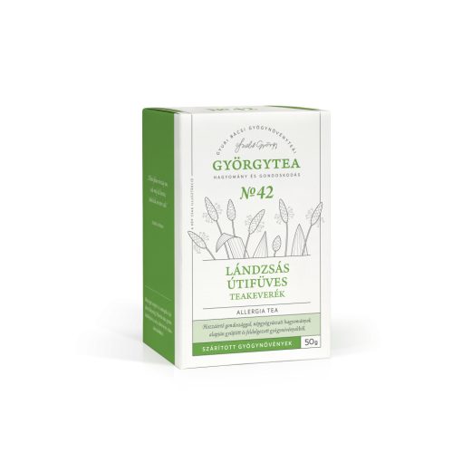 Györgytea Lándzsás útifüves 50g teakeverék, Allergia tea No.42