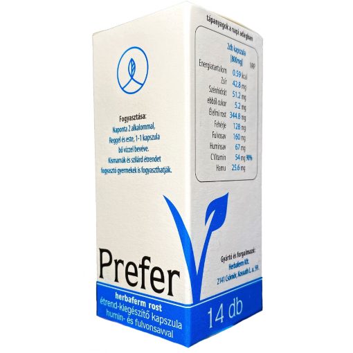 Herbaferm Prefer V étrend-kiegészítő (14) vegán kapszula