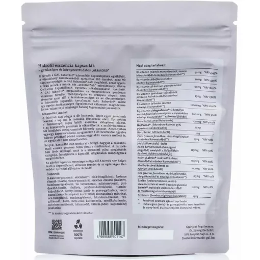 GAL Babaváró - 90 darabos utántöltő 90 lipofil+180 hidrofil+90 C-vitamin kapsz
