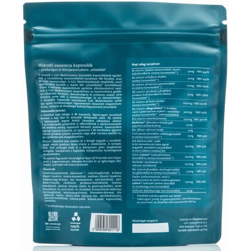 GAL Multivitamin - 90 darabos utántöltő 90 lipofil+180 hidrofil+90 C-vitamin kap