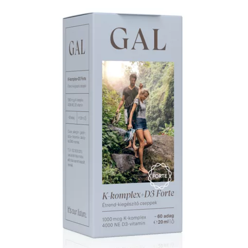 GAL K-komplex+D3 Forte ÚJ 1000mcg K-komplex + 4000NE D3 x 60 adag