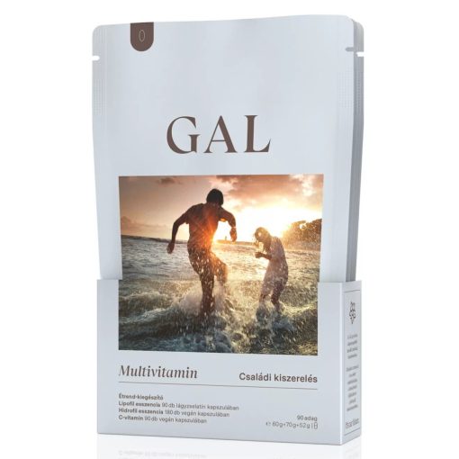 GAL Multivitamin családi kiszerelés 90 lipofil+180 hidrofil+90 C-vitamin kapsz.