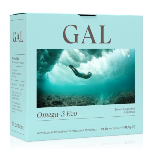 GAL Omega-3 Eco 60 db kapszula ÚJ 700mg Omega-3 1 kapszulában