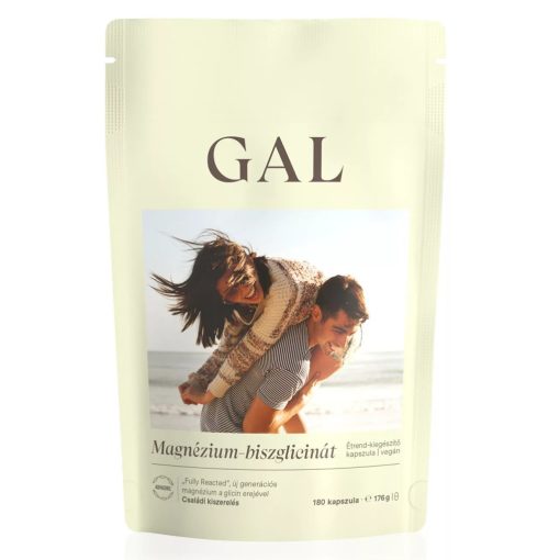 GAL Magnézium-biszglicinát utántöltő ÚJ 180 kapszula 176g polipropilén tasakban