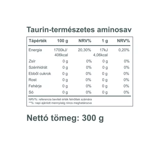 Vitaking Taurin - Taurine por 300g
