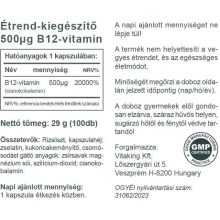 Vitaking B12 vitamin kobalamin 500mcg (100) kapszula