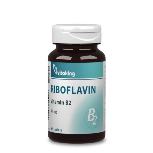 Vitaking B2 vitamin Riboflavin 40mg (60) tabletta