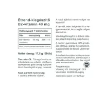 Vitaking B2 vitamin Riboflavin 40mg (60) tabletta