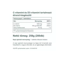 Vitaking C-1000 + D-4000 komplex (200) tabletta