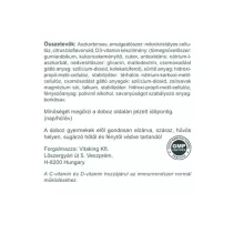 Vitaking C-1000 + D-4000 komplex (200) tabletta