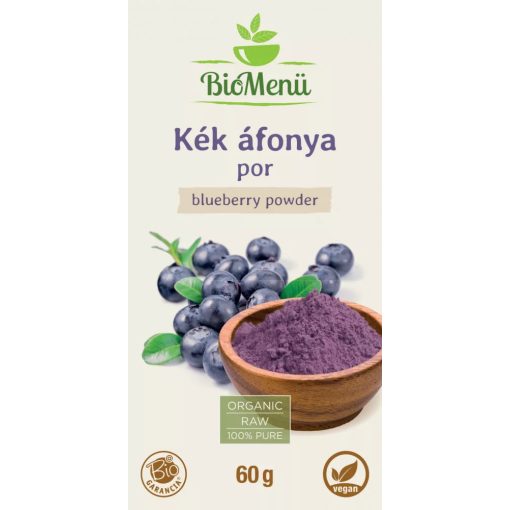 BIO Kék áfonya por 60g BioMenü