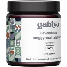 Gabiyo Levendulás meggy-málna lekvár 200g szőlőmusttal