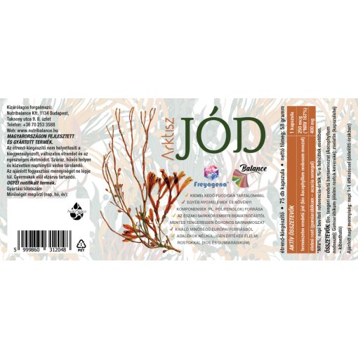 Freyagena ARKTISZ JÓD 75kapszula