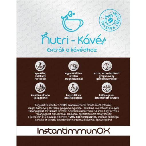 Nutri-Kávé instant kávéval 180g InstantimmunOX