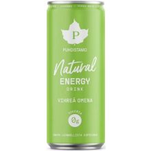 Puhdistamo Natural energy 330ml zöld alma ízű természetes energiaital DRS