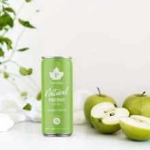 Puhdistamo Natural energy 330ml zöld alma ízű természetes energiaital DRS